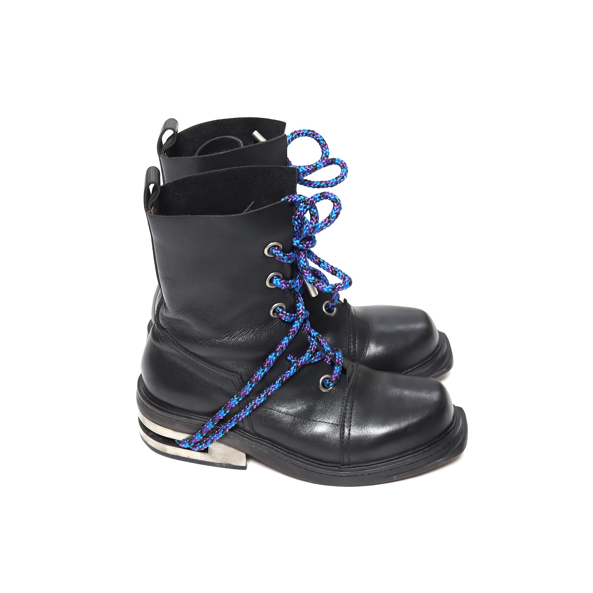 Dirk Bikkembergs 1996 Metal Heel Bunge Cord Boots