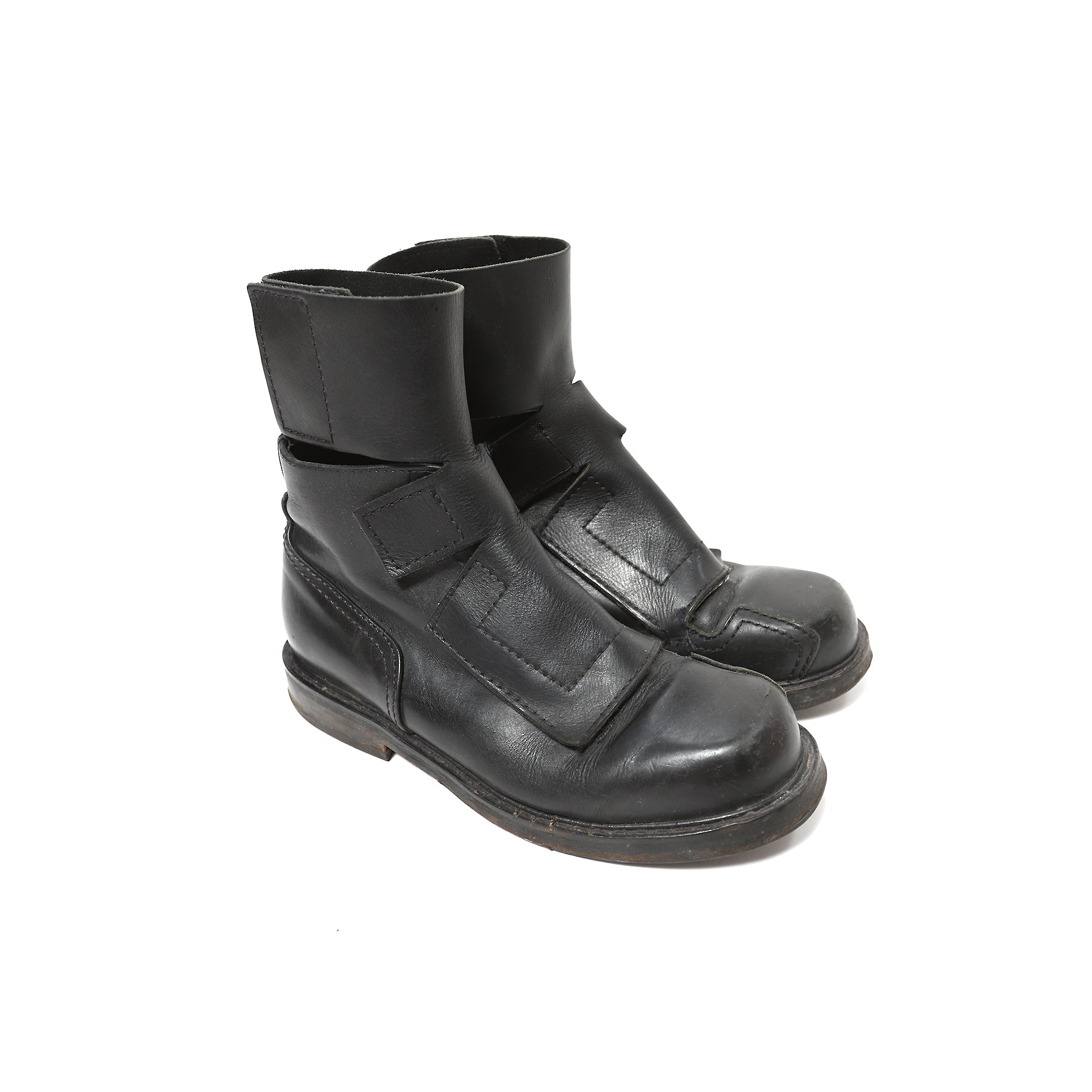 Dirk Bikkembergs 90s Velcro Shaft Panel Boots – Ākaibu Store