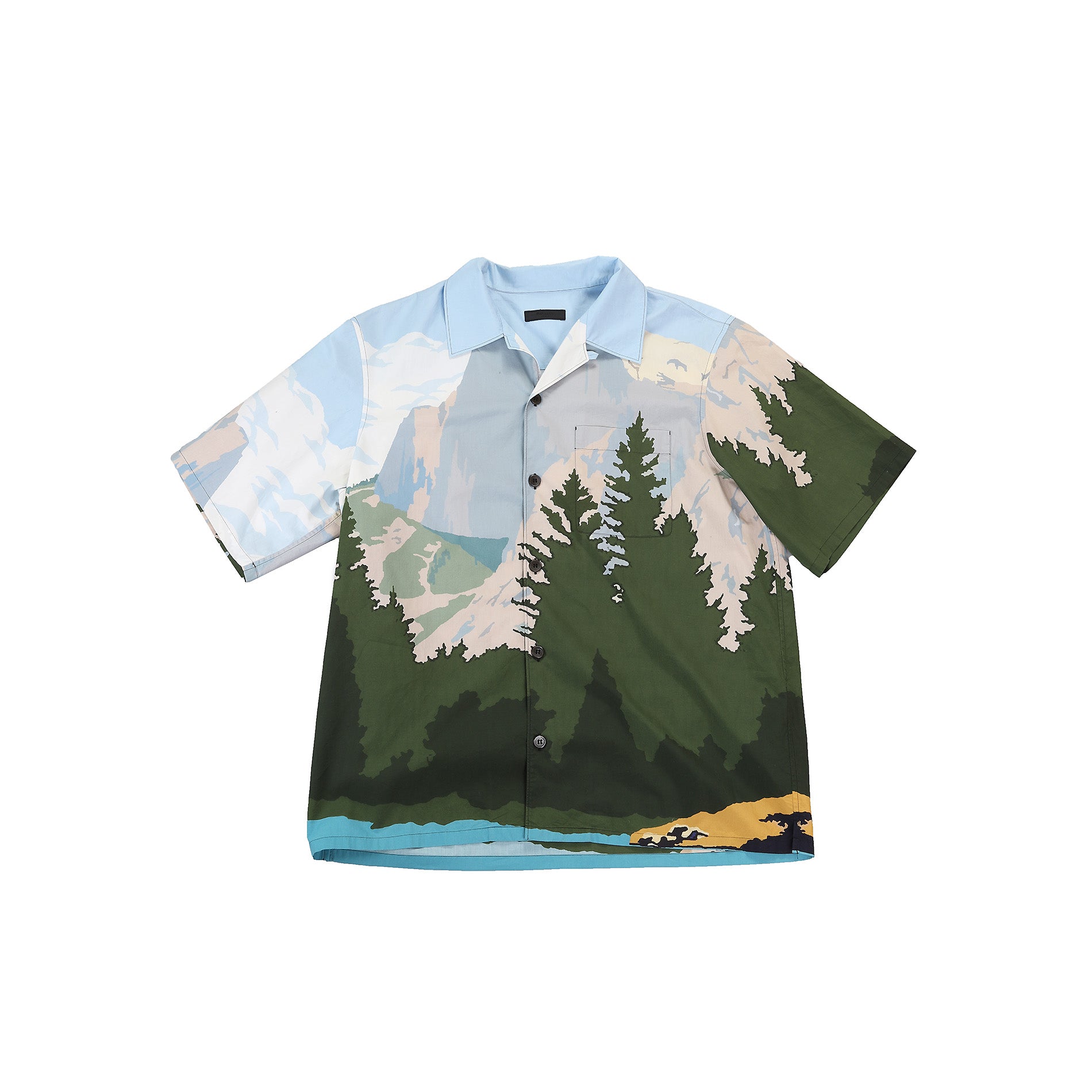 Prada SS17 Camp Collar Painting Shirt - starrvybzonline.com