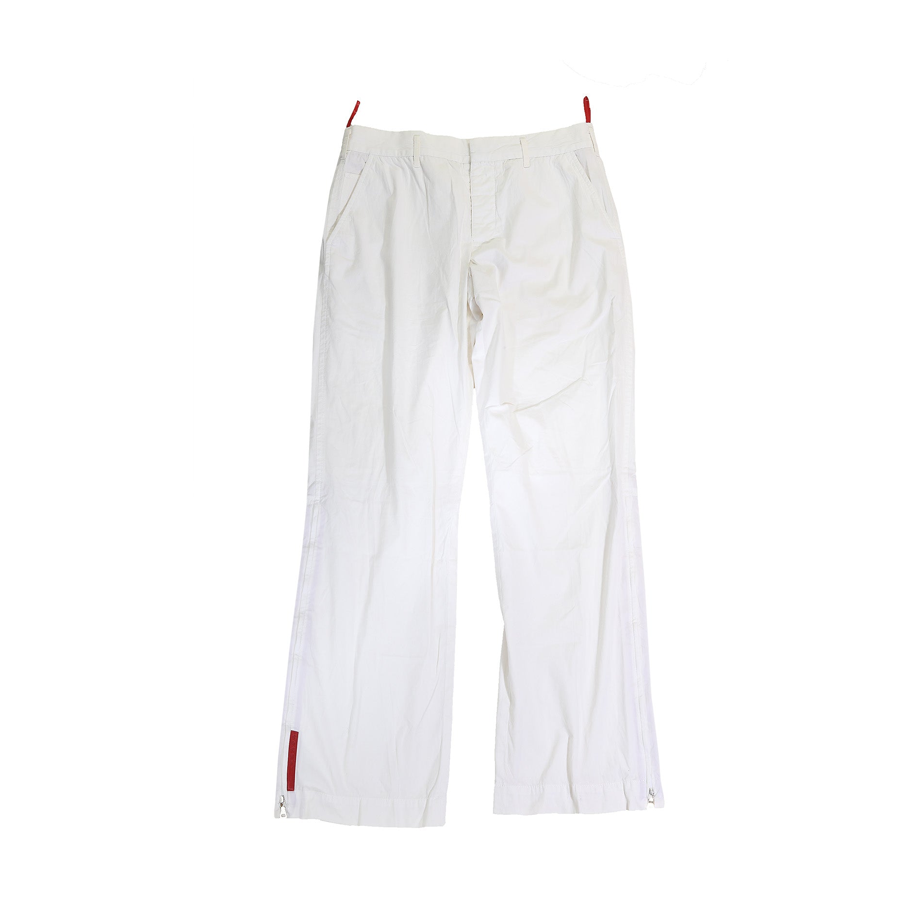 Prada Sport 2000s Cotton Zipped Pants