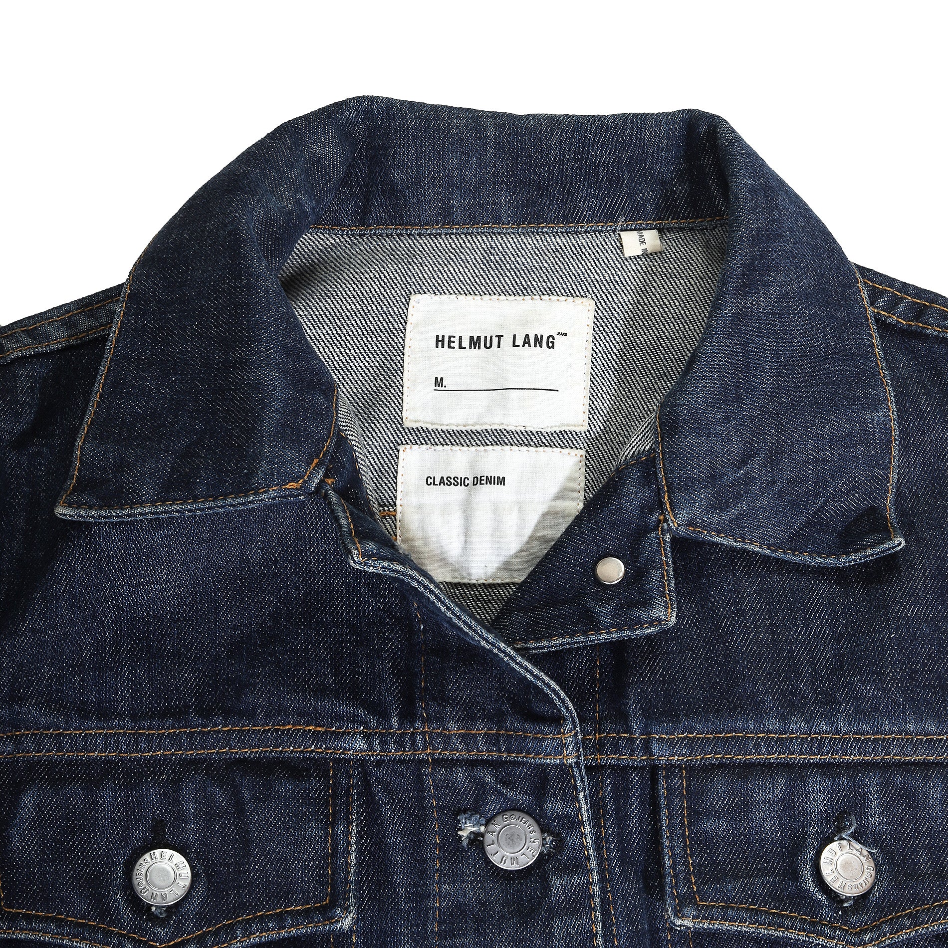 Helmut Lang Classic Raw Denim Trucker Jacket