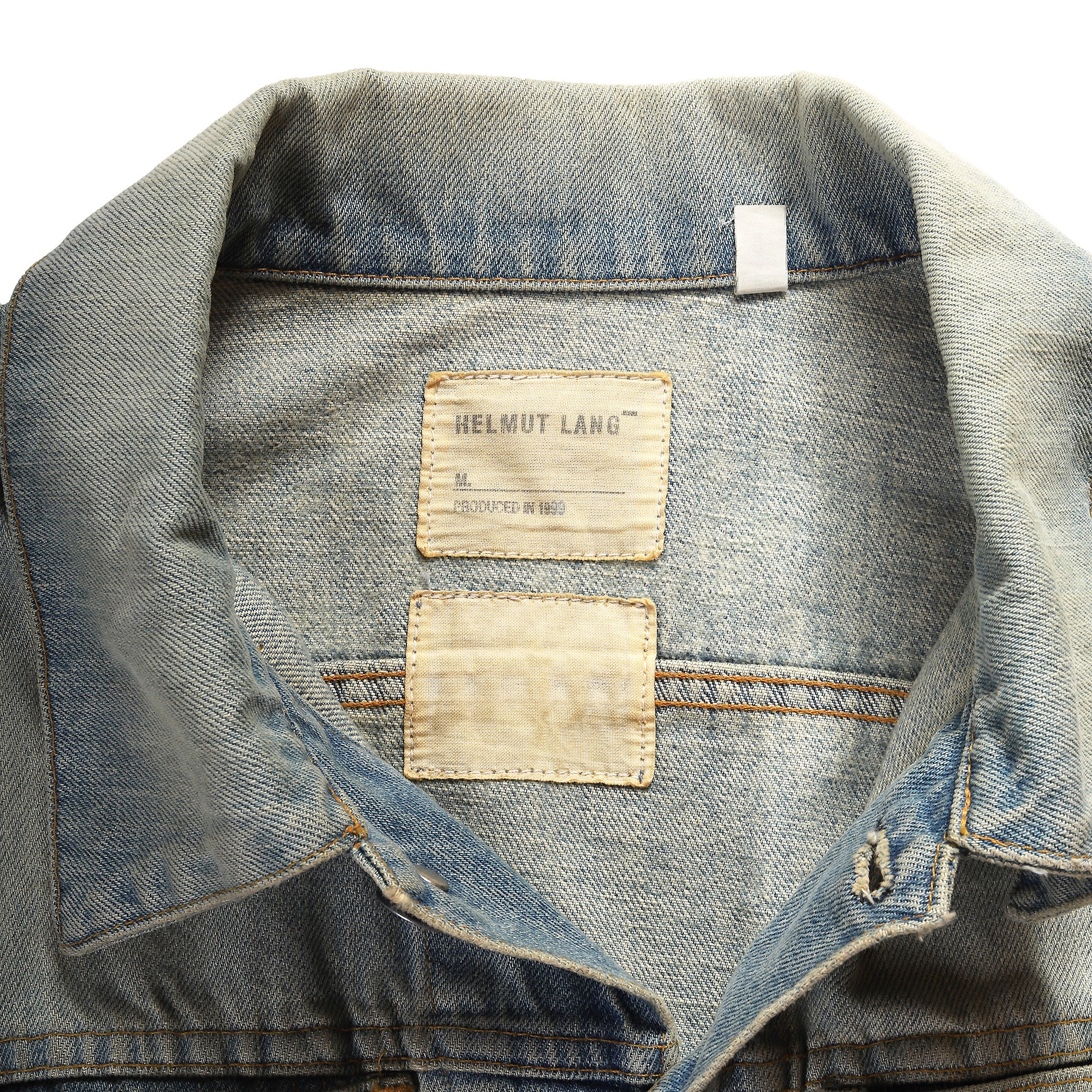 Helmut Lang 1999 Vintage Sanded Denim Jacket – Ākaibu Store