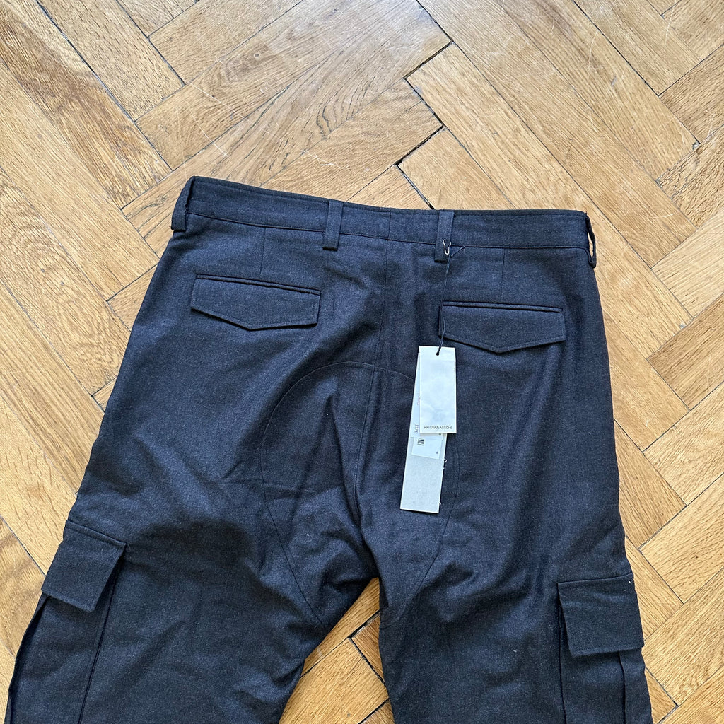 超目玉枠】 Kris Van Assche Wool Cargo pants 46 ワークパンツ/カーゴ