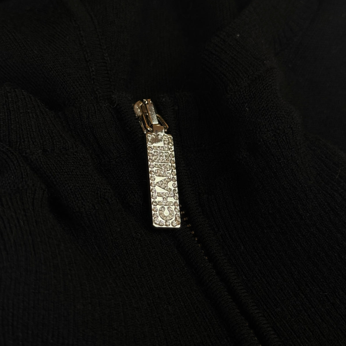 Chanel 2023 Logo Knit Halfzip Sample