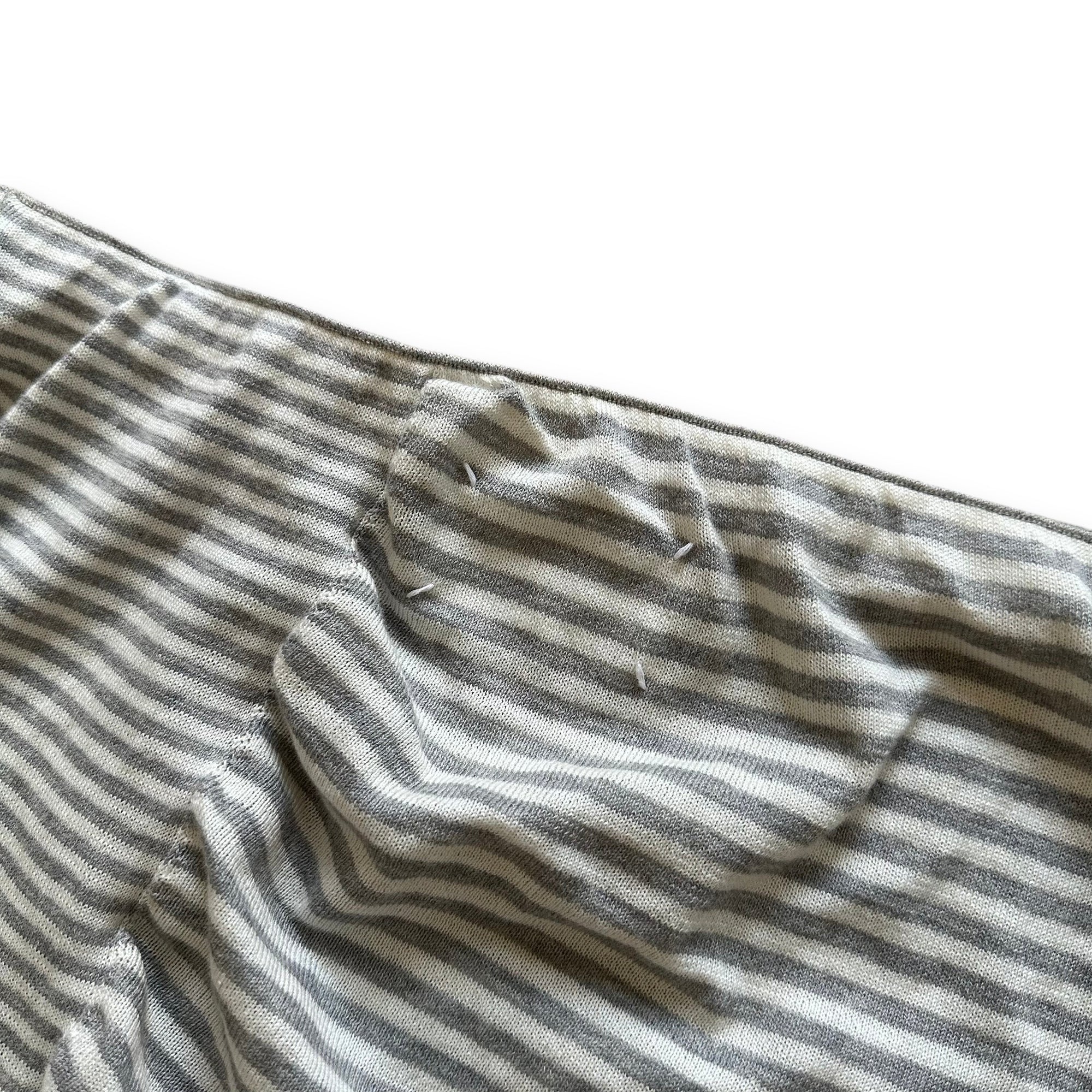 Maison Martin Margiela SS05 Asymetrical Striped Tube Top