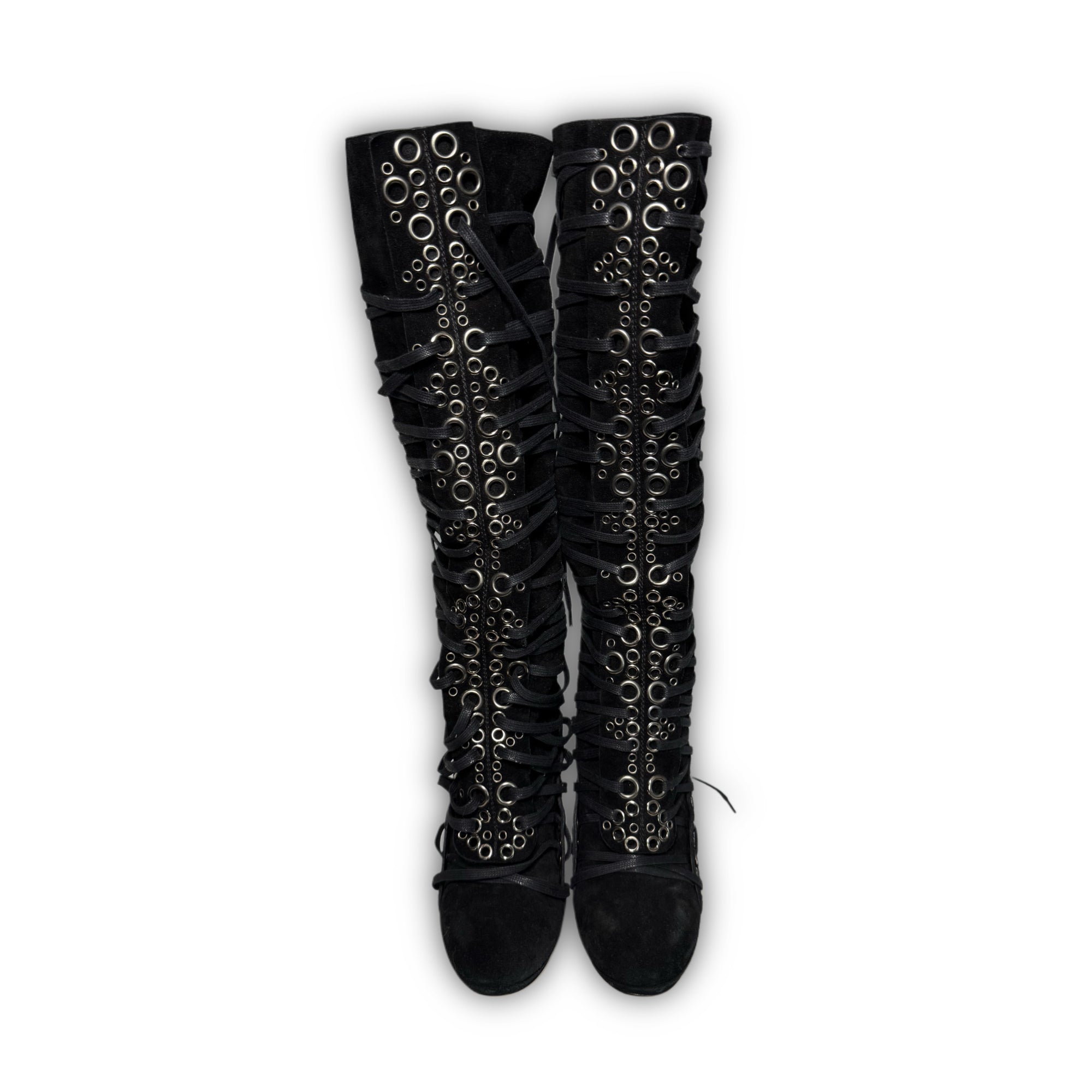 Jean Paul Gaultier 2000s Multi Lace Boots