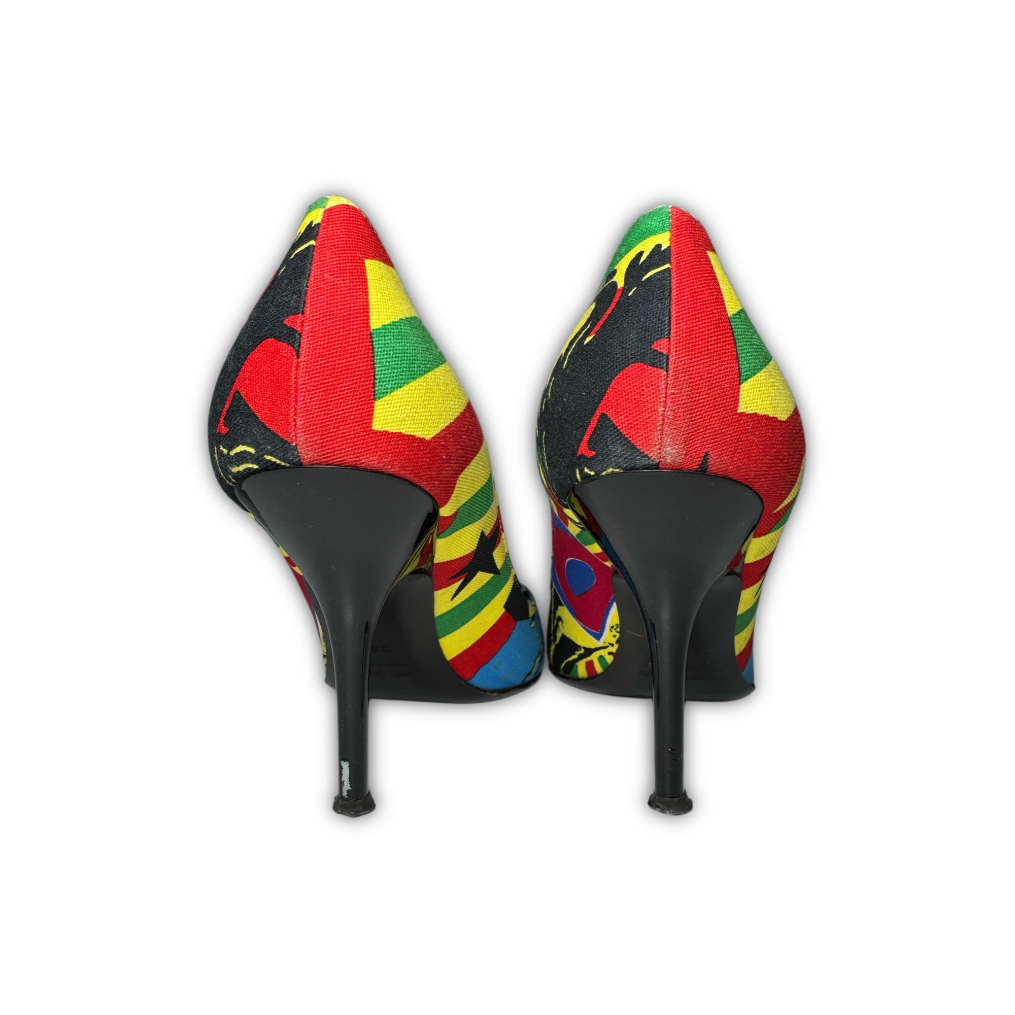 Christian Dior by John Galliano SS04 Rasta Mania Heels