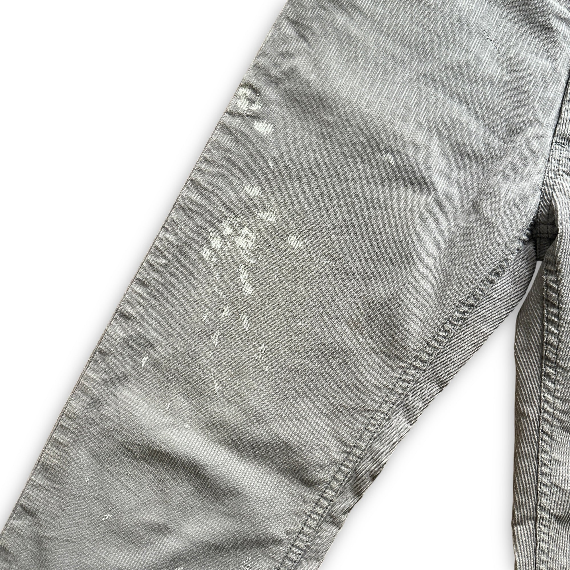 Helmut Lang FW99 Gray Corduroy Painter Denim