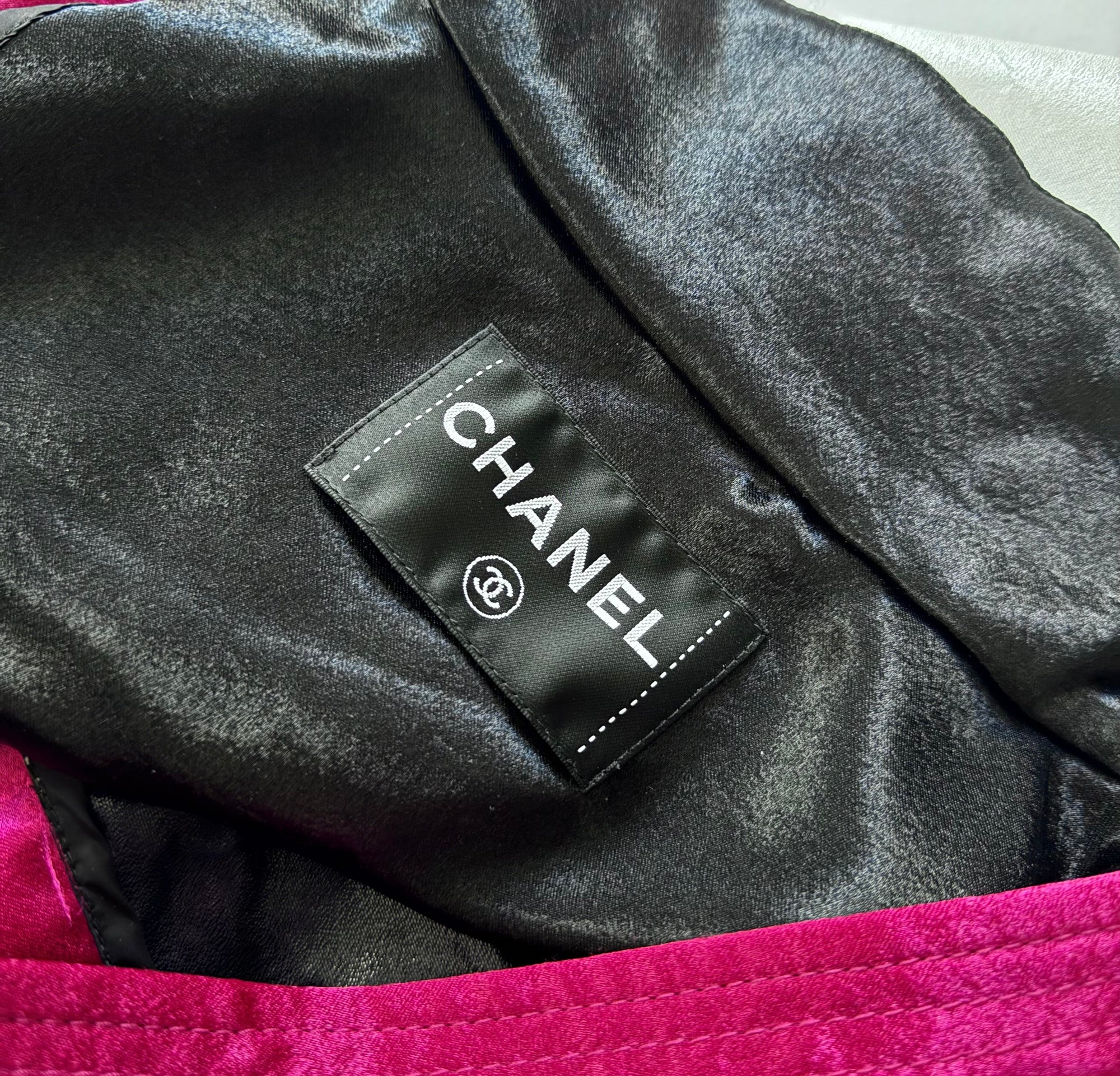 Chanel FW23 Paneled Logo Track Jacket Sample