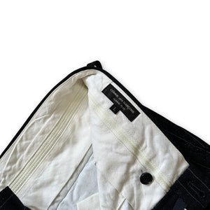 Comme Des Garçons Homme Plus FW14 Glitter Pinstripe Wool Trousers