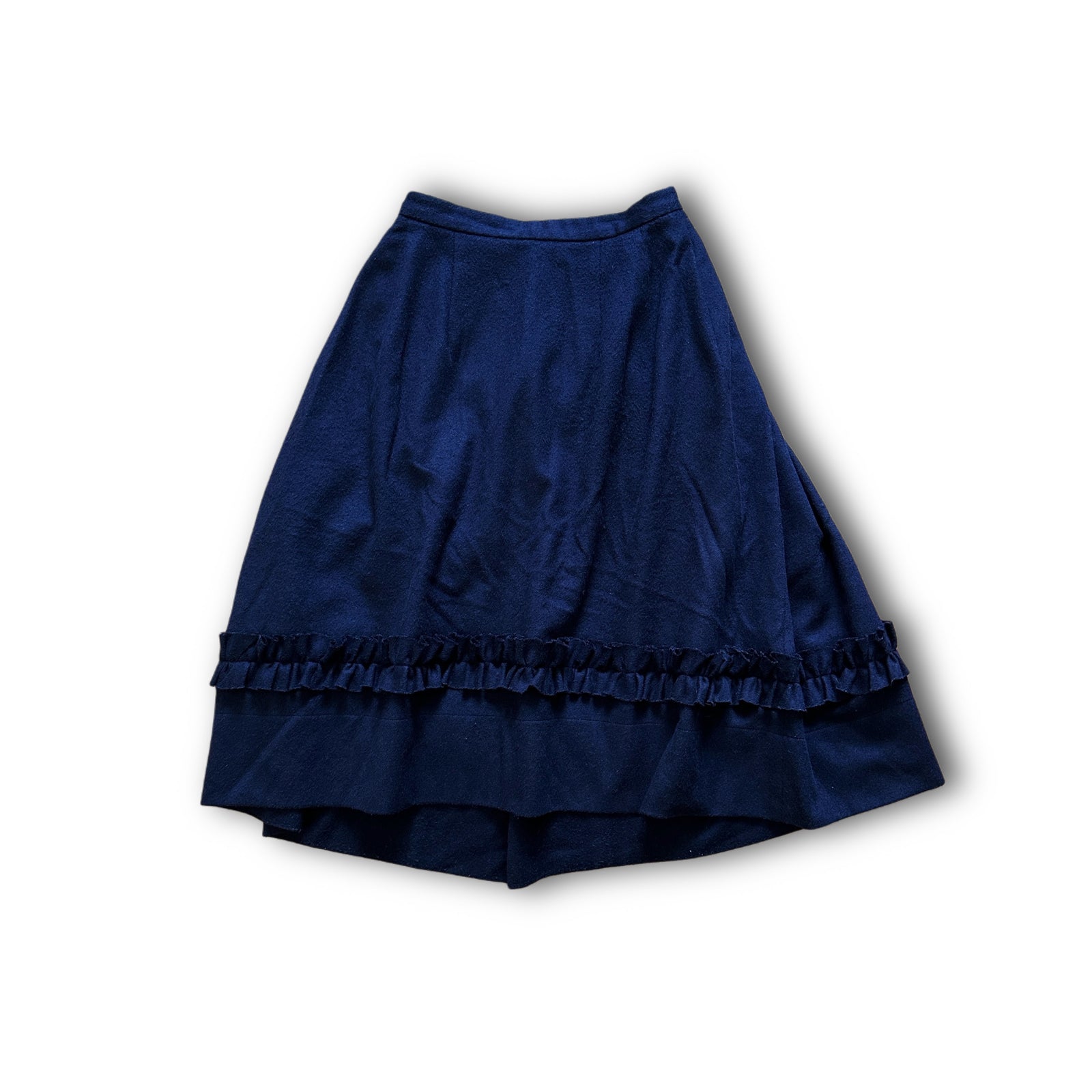 Comme des Garçons Pleated Wool Skirt
