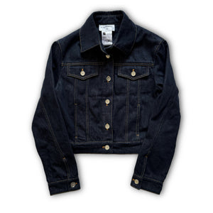 Chanel 2025 Sample Raw Denim Jacket