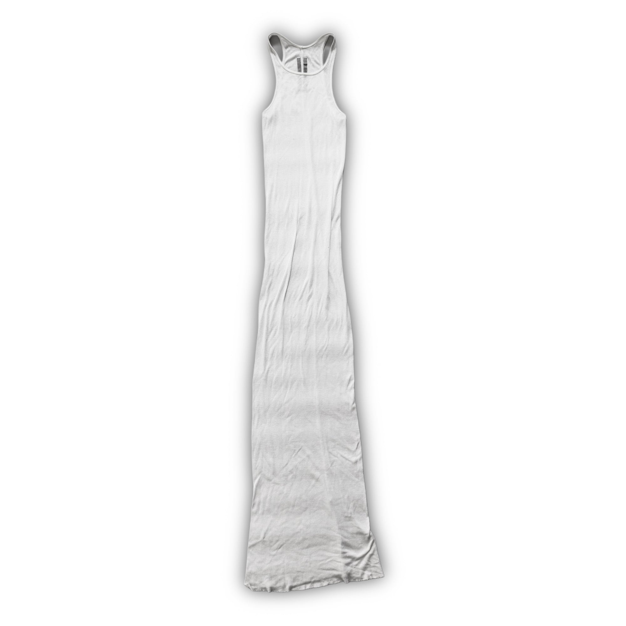 Rick Owens FW14 Ribbed Long Cotton Dress