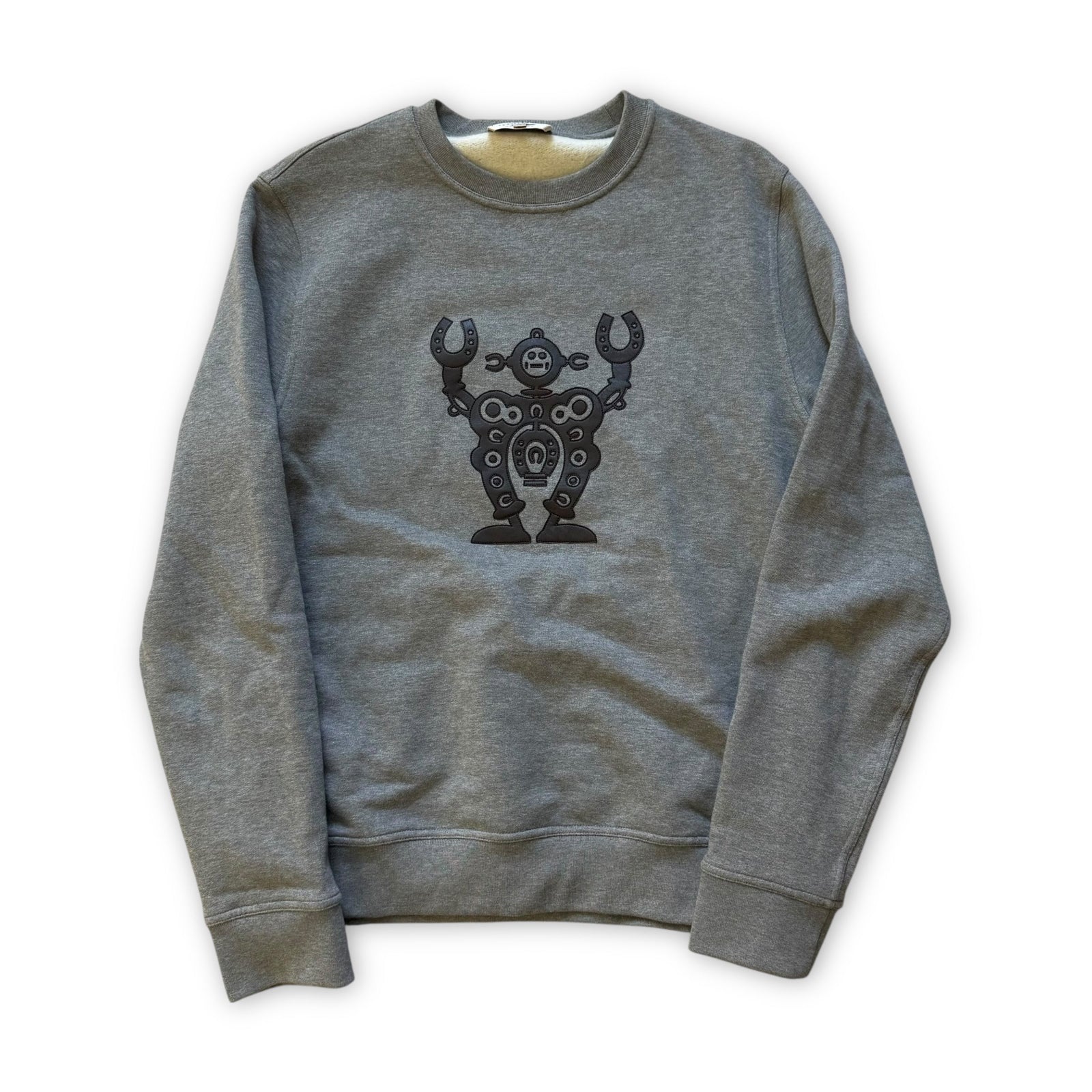 Hermès FW15 Robot Patch Crewneck Sweater