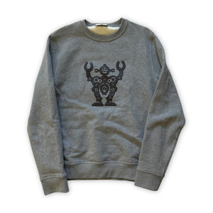 Hermès FW15 Robot Patch Crewneck Sweater