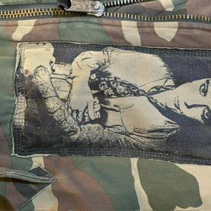 Raf Simons AW01 ‘Riot Riot Riot’ Camouflage Patch Bomber Jacket