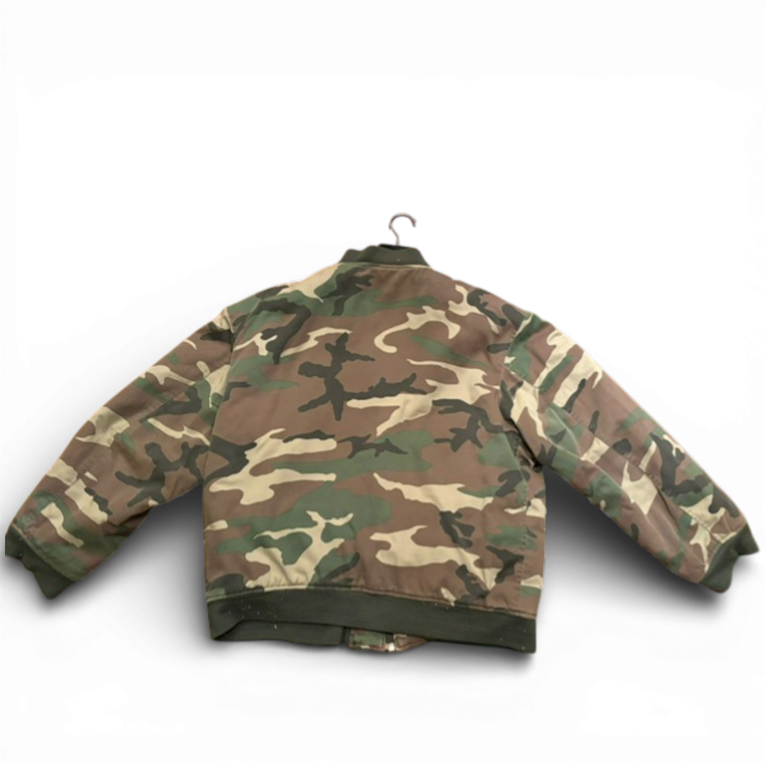 Raf Simons AW01 ‘Riot Riot Riot’ Camouflage Patch Bomber Jacket