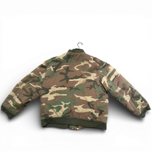 Raf Simons AW01 ‘Riot Riot Riot’ Camouflage Patch Bomber Jacket