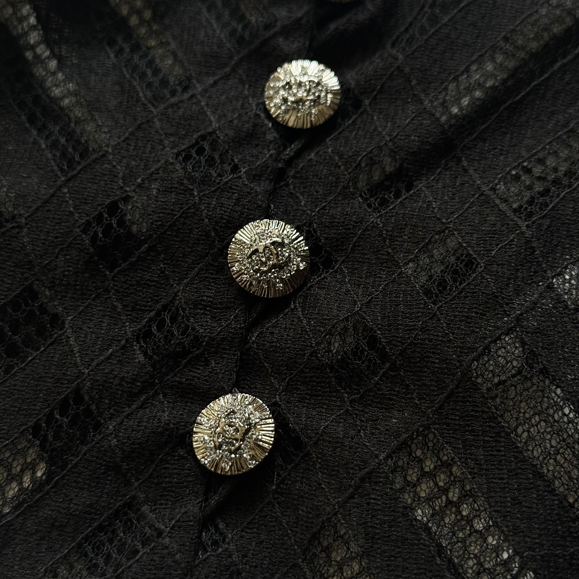 Chanel 2025 Sample Lace Bustier Top