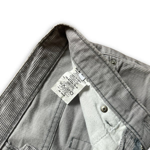 Helmut Lang FW99 Gray Corduroy Painter Denim