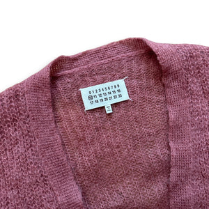 Maison Margiela SS20 Pink Loose Mohair Cardigan