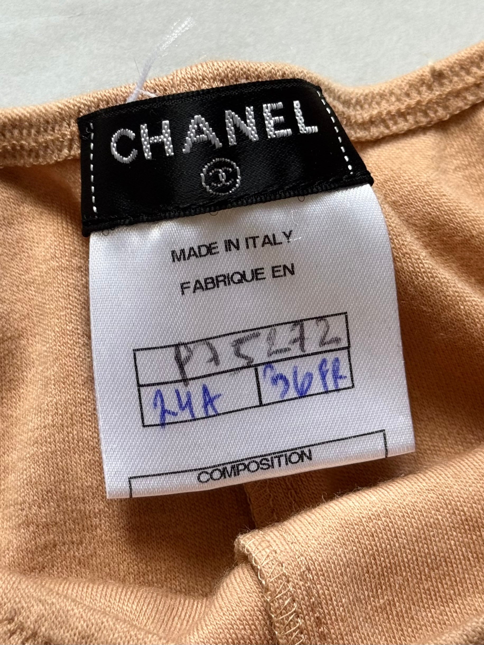 Chanel AW24 Sample CC Buckle Knit Pants