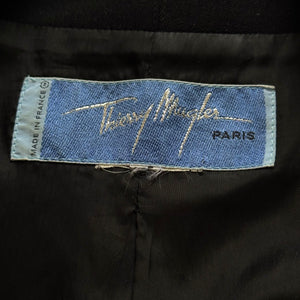 Thierry Mugler 80s Black Wool Jacket