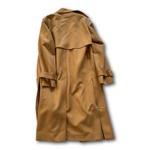 Celine by Phoebe Philo Oversized Suede Storm Flap Trench Coat