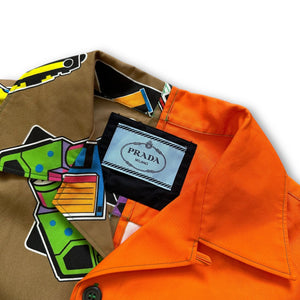 Prada SS20 Split Bowling Shirt