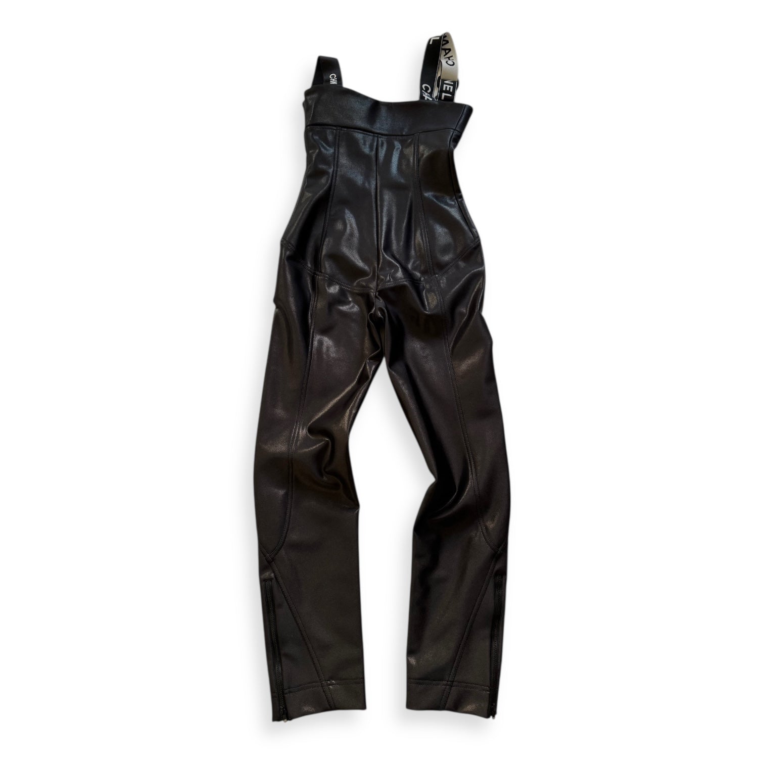 Chanel 2024 Shiny Logo Strap Ski Overall Sample