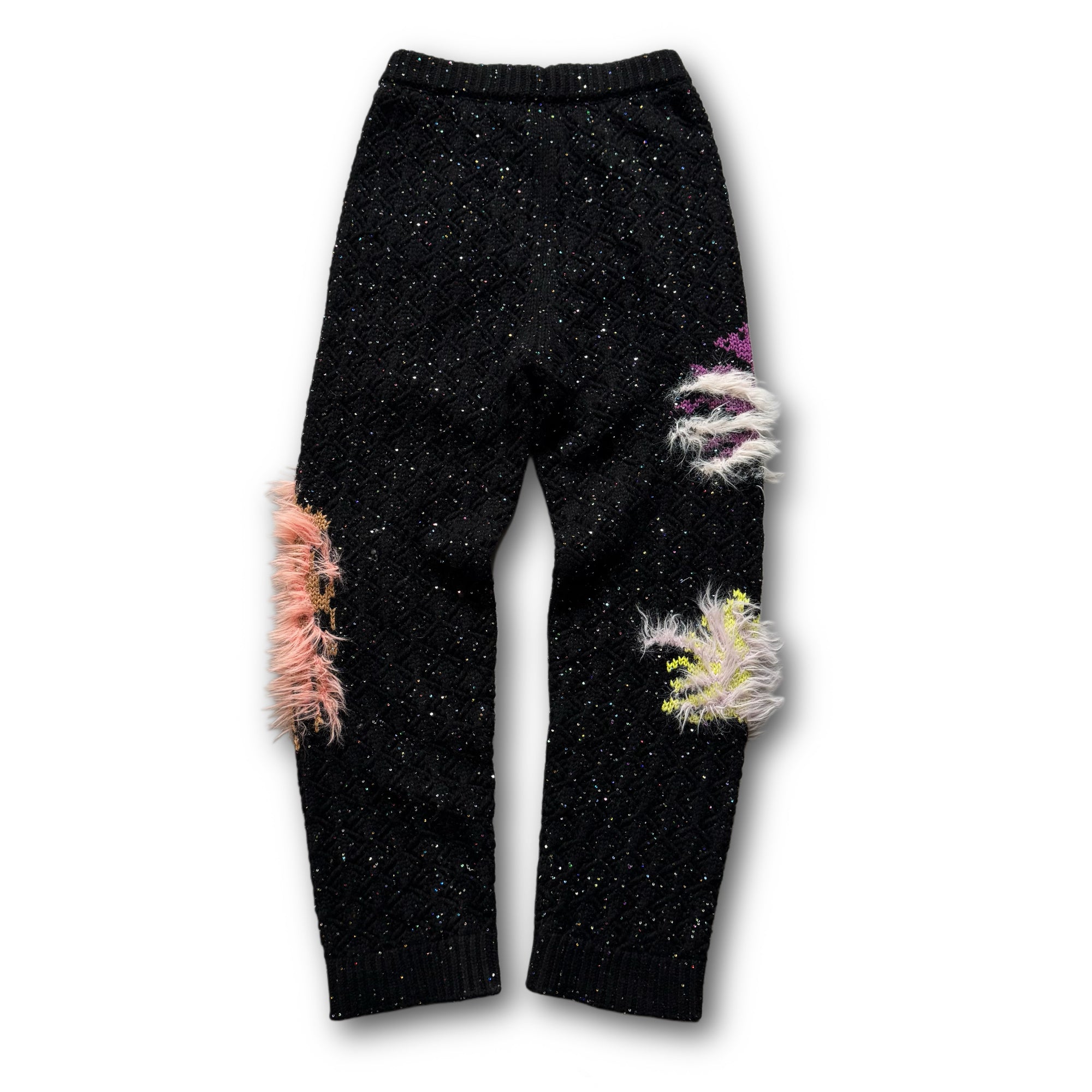 Chanel SS24 Sample Palm Knit Sequined Pants