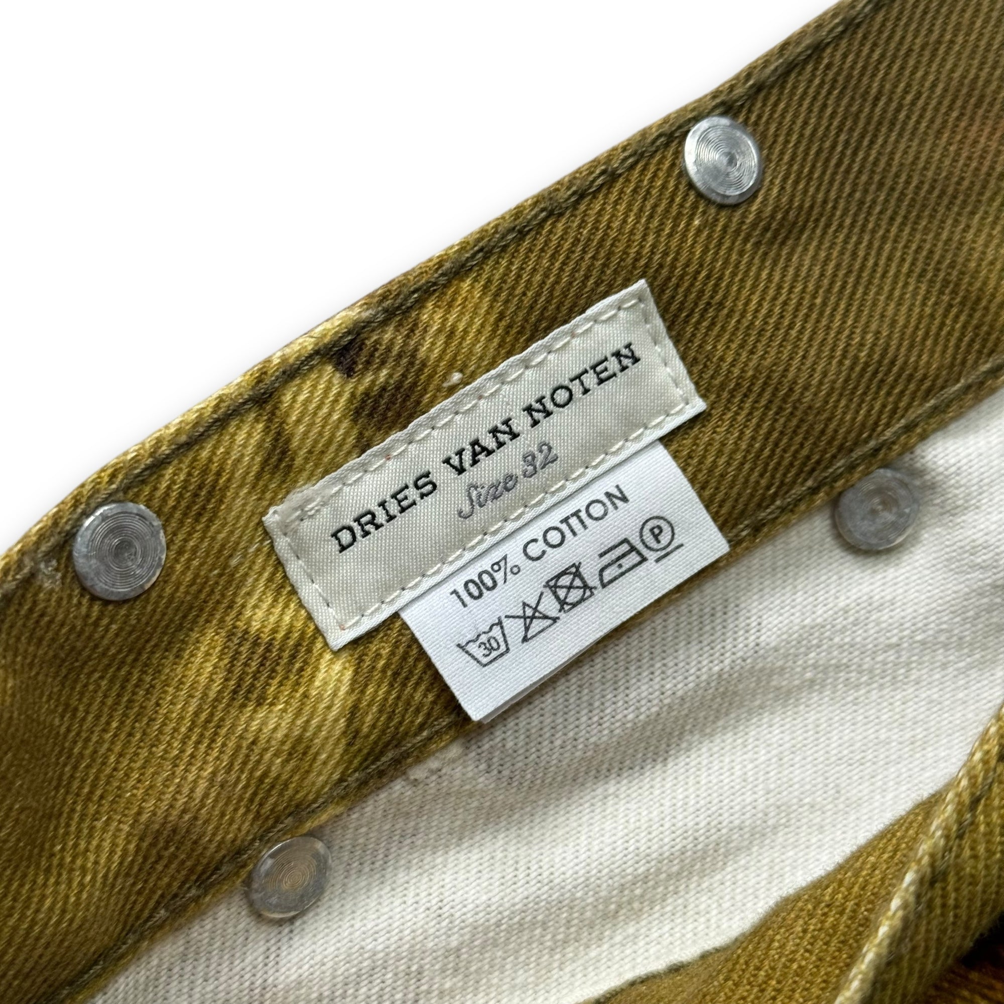 Dries van Noten AW20 Panthero Tiger Printed Denim