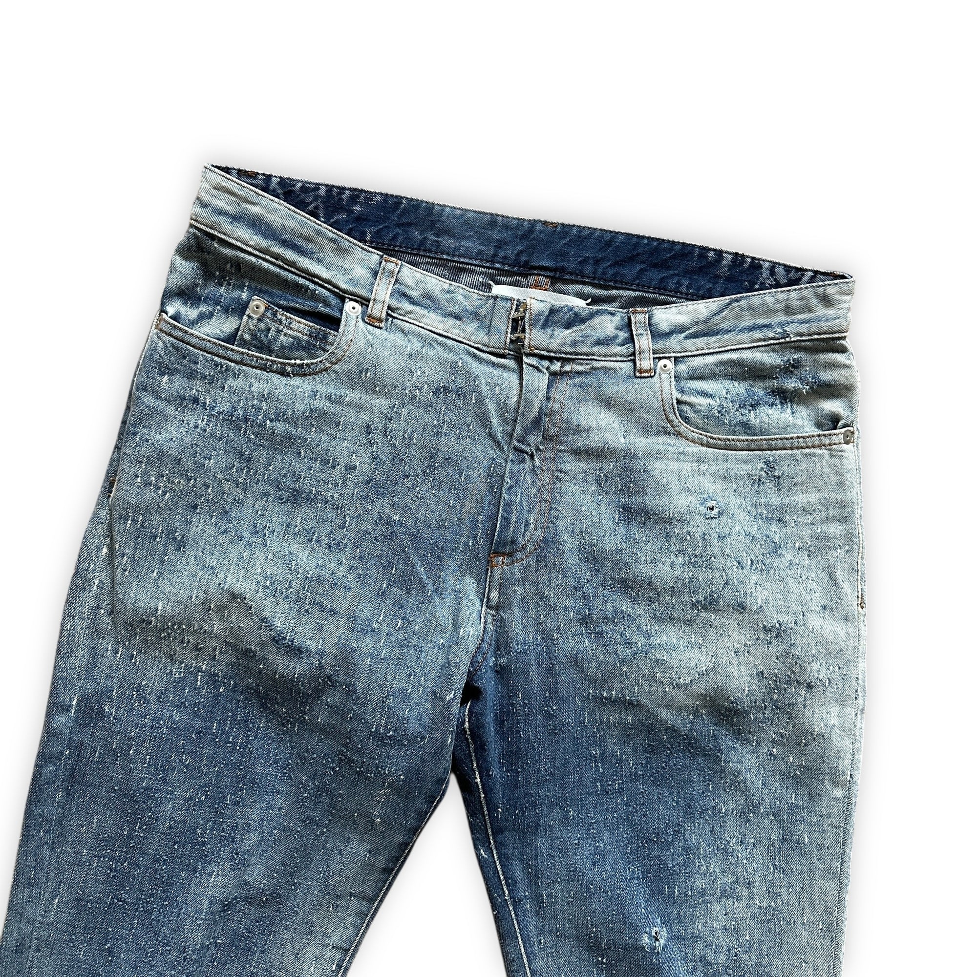 Maison Margiela FW15 Pilled Denim