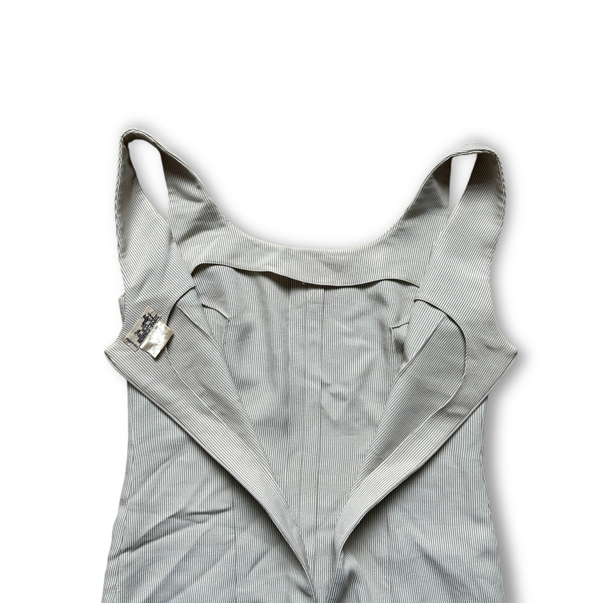 Hermès 90s Striped Dress