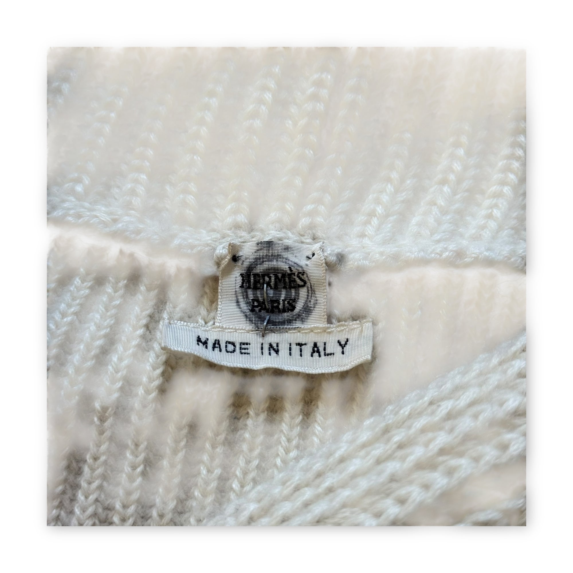 Hermes 2000s by Martin Margiela Alpaca Knit Hoodie