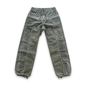 Issey Miyake Washed Green Paneled Pants