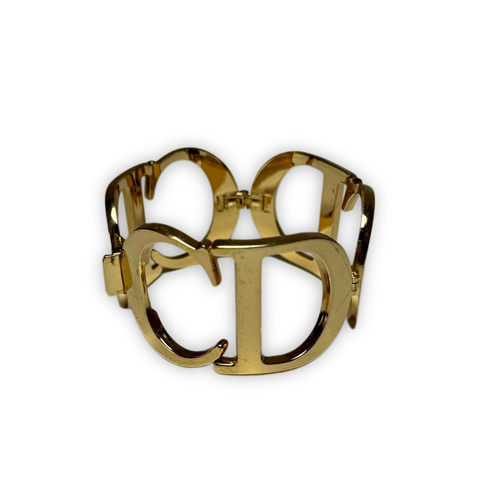 Christian Dior 1989 Oversized CD Logo Bracelet