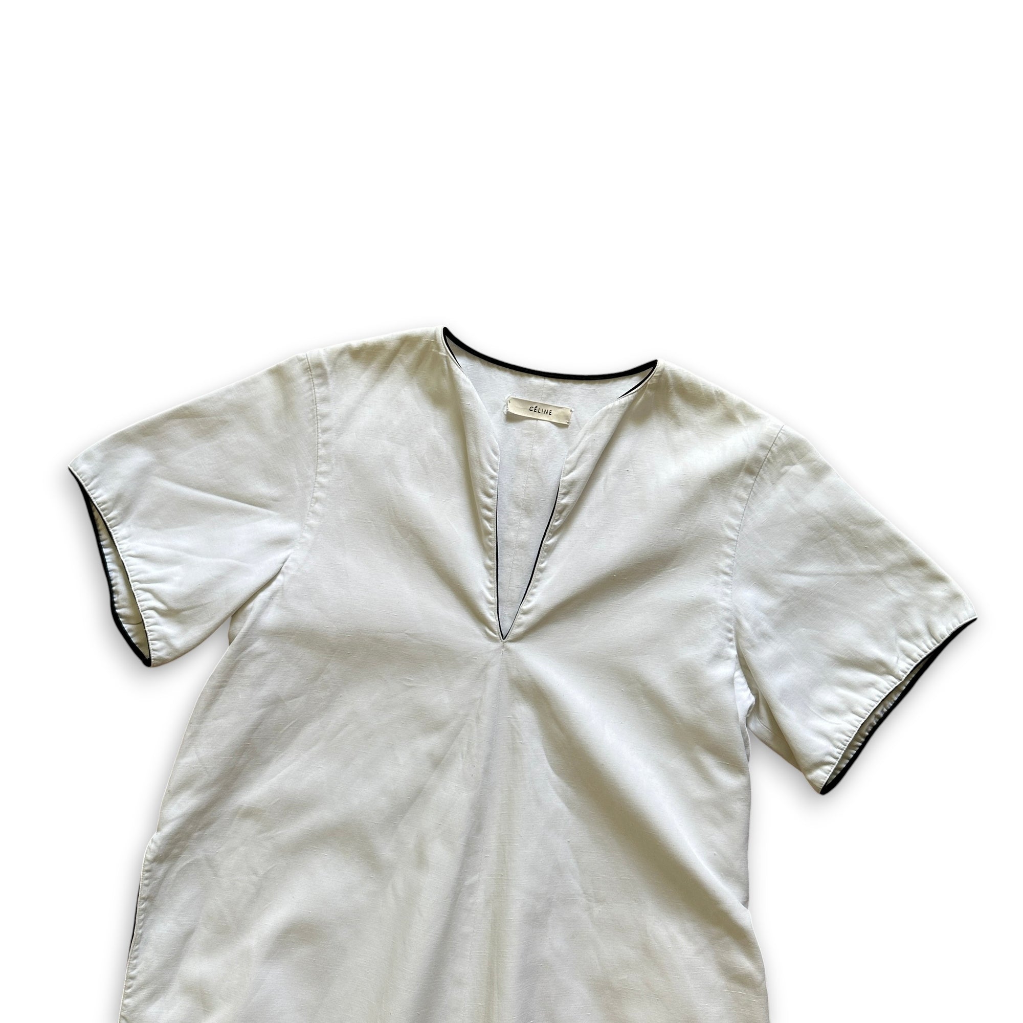 Celine by Phoebe Philo SS11 Vareuse Contrast Trimmed Dress