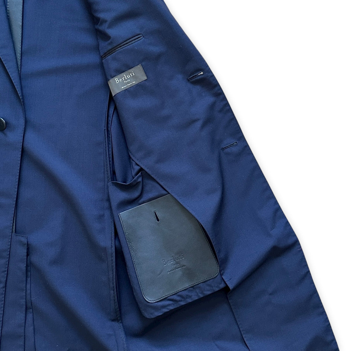 Berluti by Haider Ackermann SS18 Blue Prototype Coat