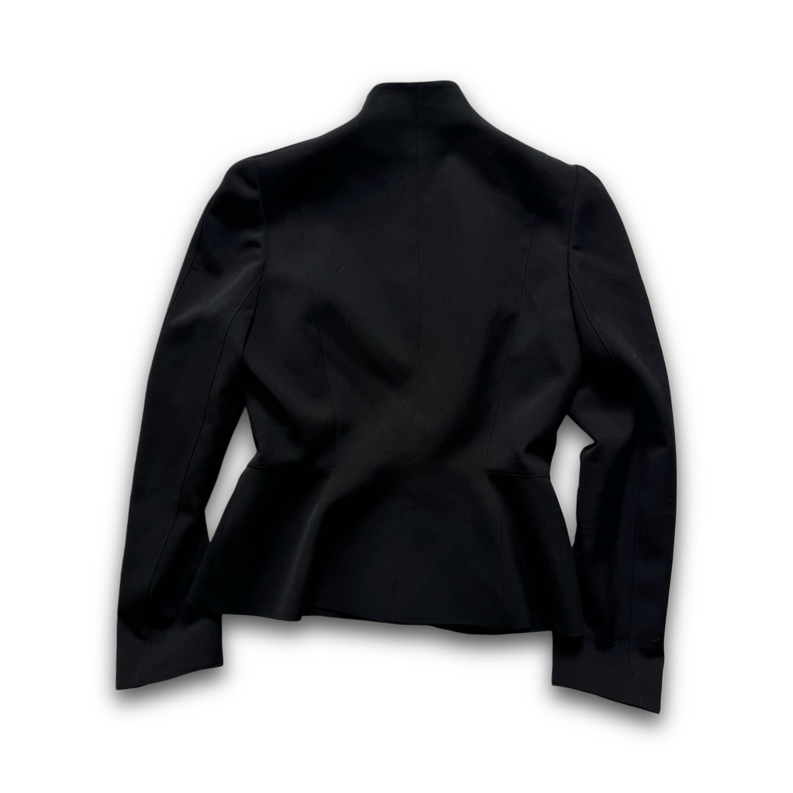 Thierry Mugler 80s Black Wool Jacket