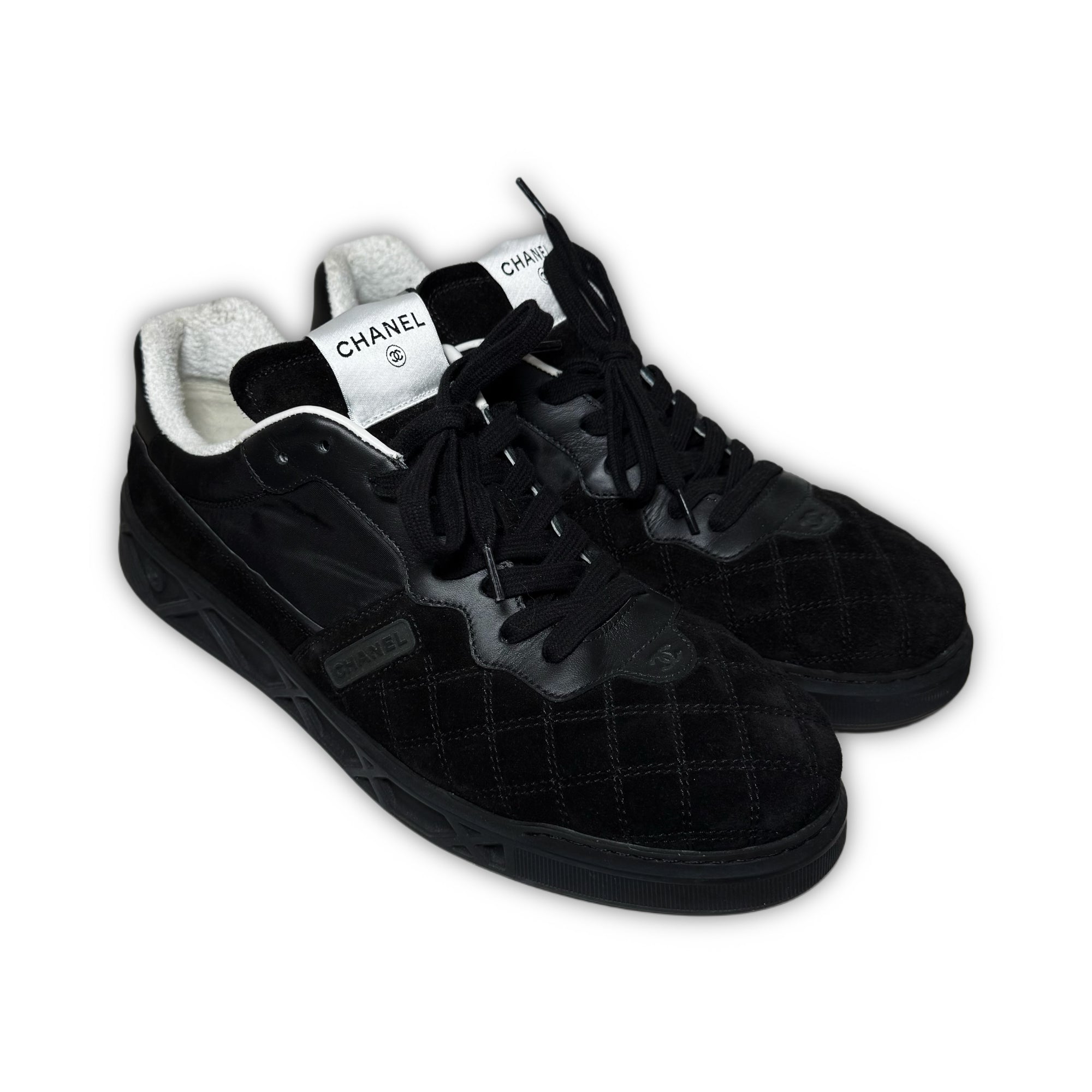 Chanel 2024 Black Tennis Sneaker