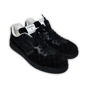 Chanel 2024 Black Tennis Sneaker