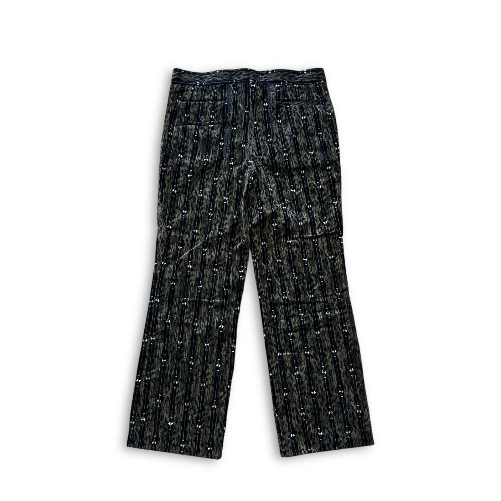 Comme Des Garcons Homme Plus 2001 Velvet Ikat Pants