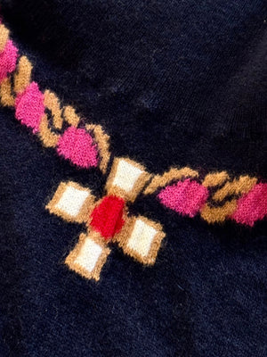 Chanel 2024 Cashmere Chain Knit Turleneck Top Sample