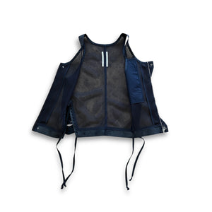 Rick Owens SS14 Vicious Tactial Utility Leather Mesh Laced Vest