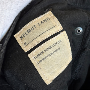 Helmut lang SS04 Black Bondage Strap Mummy Denim