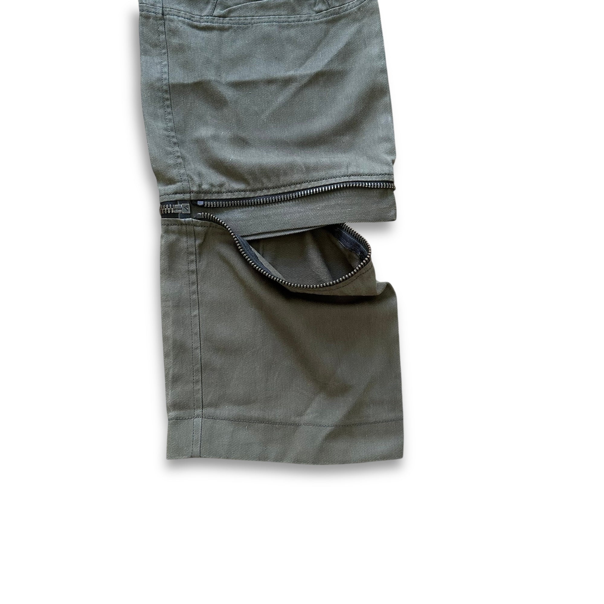 Dolce & Gabbana FW03 Khaki Multizip Cargo Pants