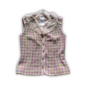 Chanel SS25 Multicolor Buttoned Vest Runway Sample