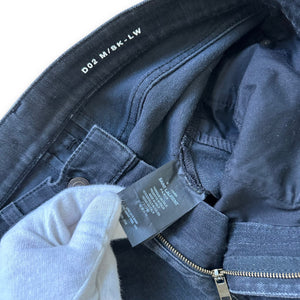 Saint Laurent SS17 Washed Black Skinny Distressed Denim