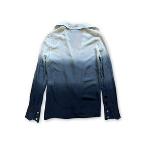 Gucci by Tom Ford SS97 Dip Dye Gradient Silk Blouse